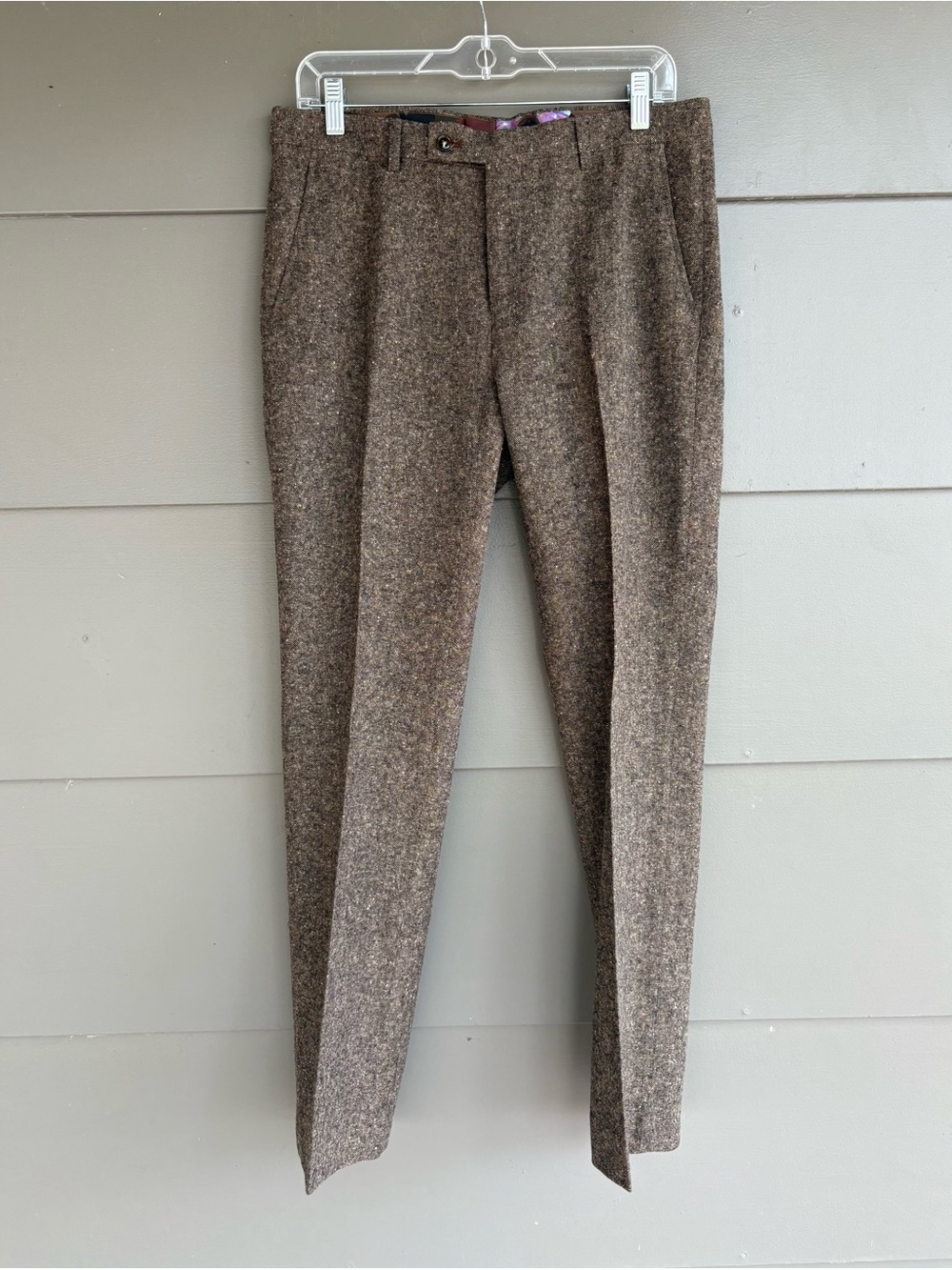 NWOT Paisley & Gray Brown Tweed Men’s Dress Pants